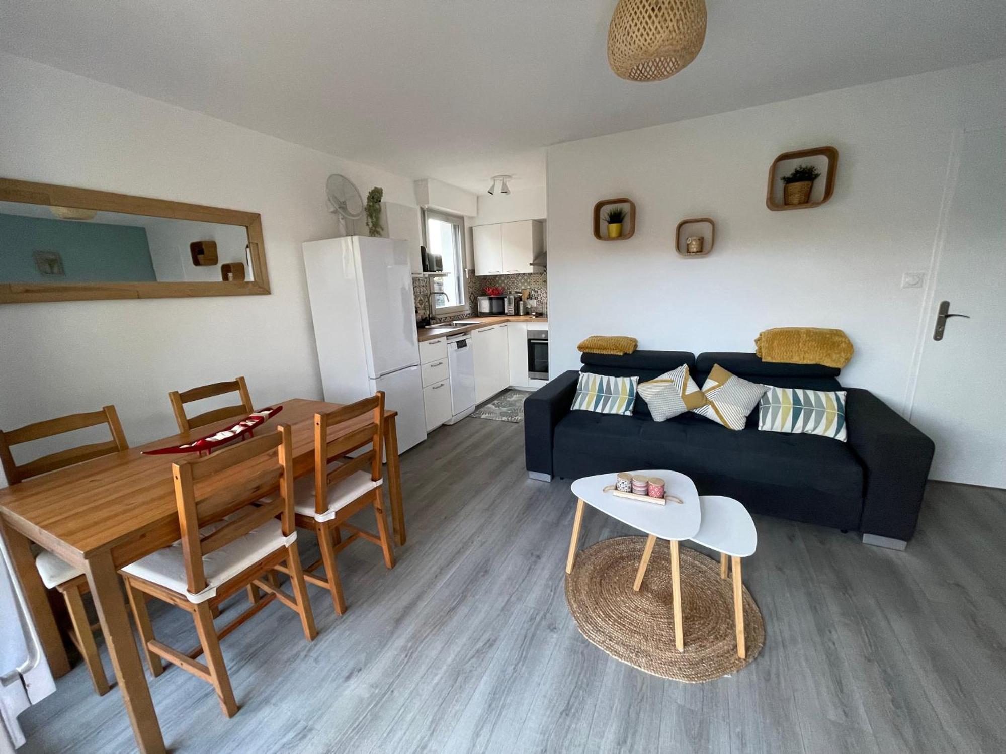Appartement Avec Chambre, Terrasse Et Jardinet Proche Plage, Foret Pins, Piste Cyclable, Lac 米尼赞海滩 外观 照片