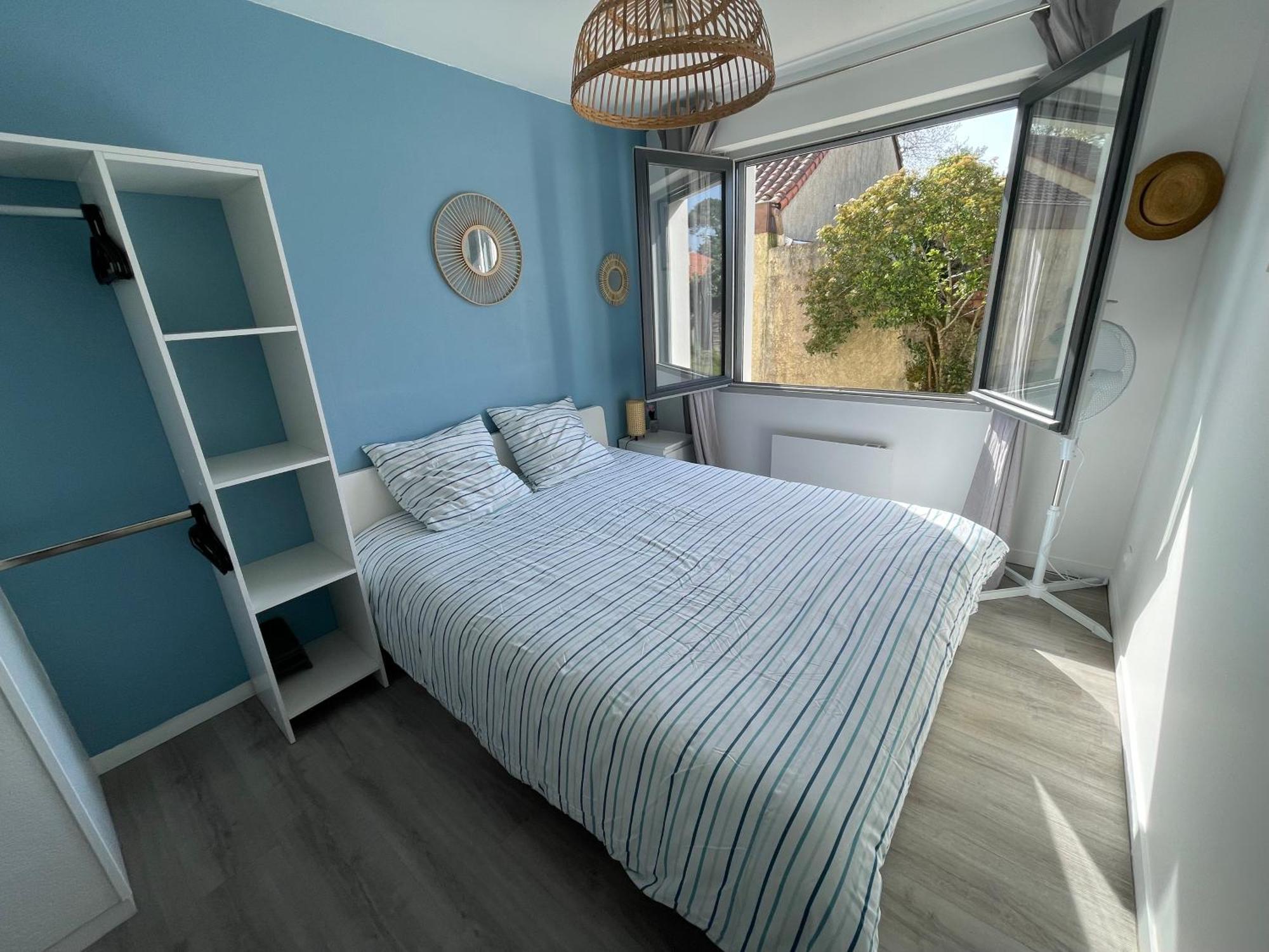 Appartement Avec Chambre, Terrasse Et Jardinet Proche Plage, Foret Pins, Piste Cyclable, Lac 米尼赞海滩 外观 照片