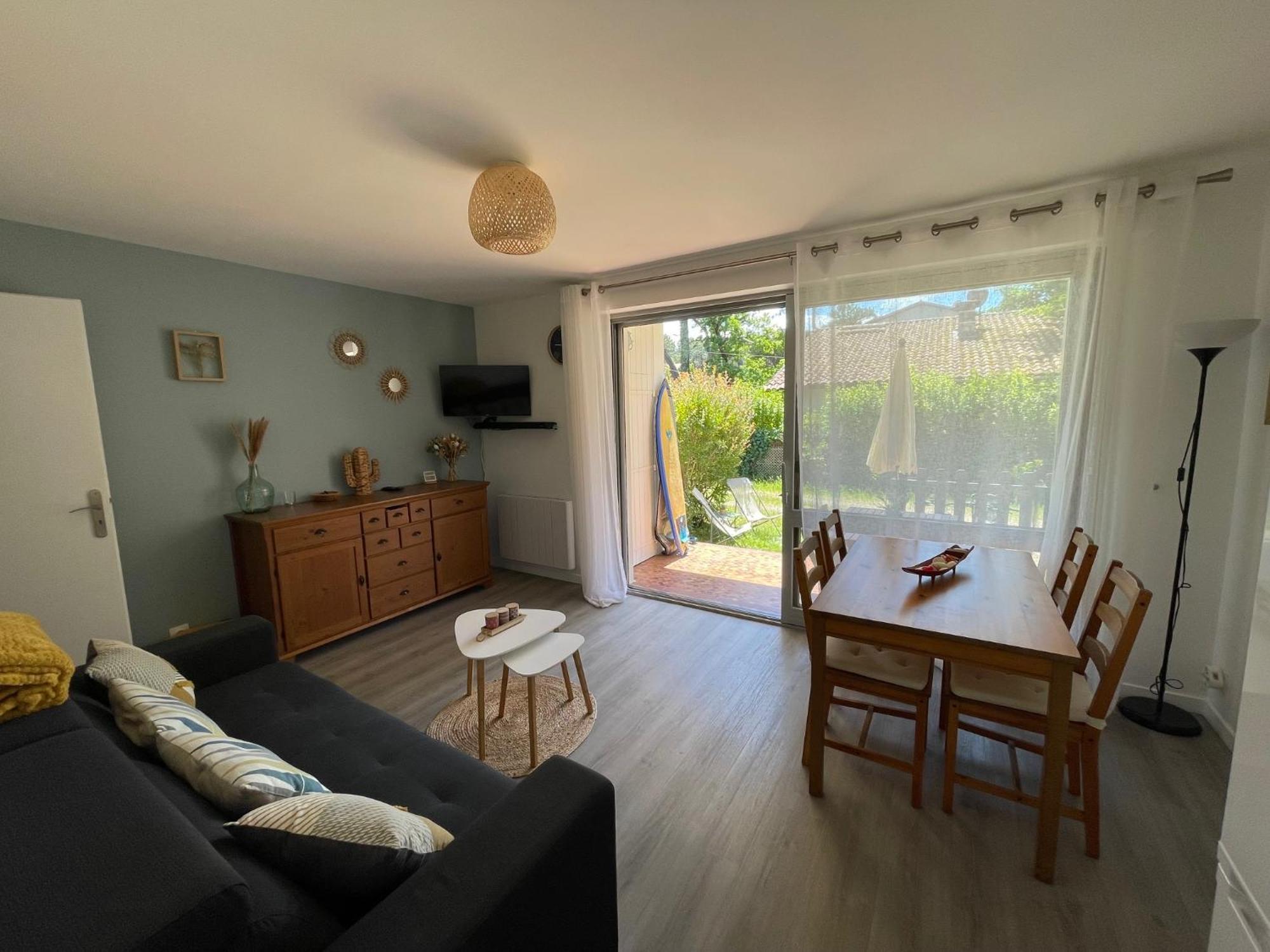 Appartement Avec Chambre, Terrasse Et Jardinet Proche Plage, Foret Pins, Piste Cyclable, Lac 米尼赞海滩 外观 照片