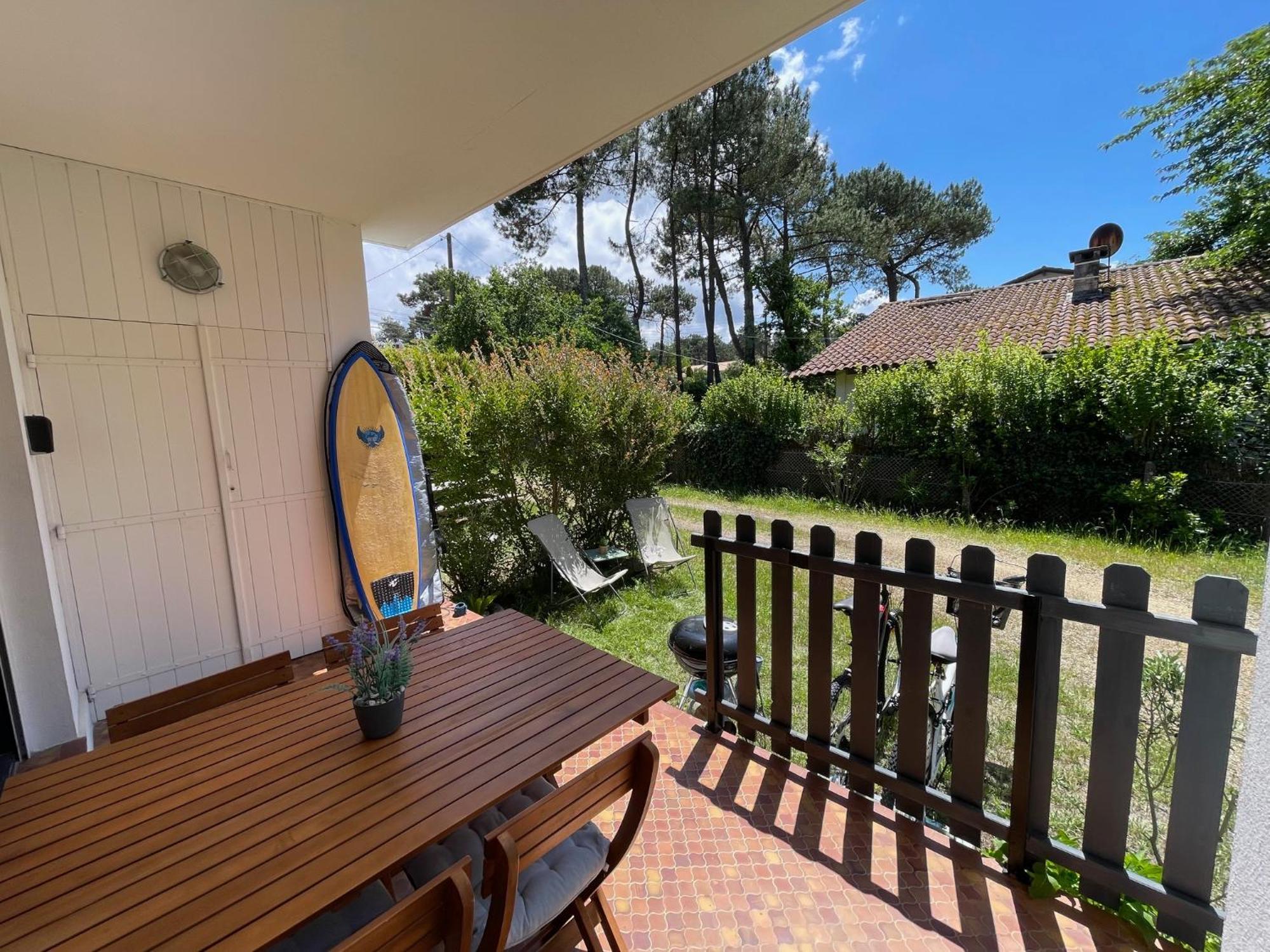 Appartement Avec Chambre, Terrasse Et Jardinet Proche Plage, Foret Pins, Piste Cyclable, Lac 米尼赞海滩 外观 照片