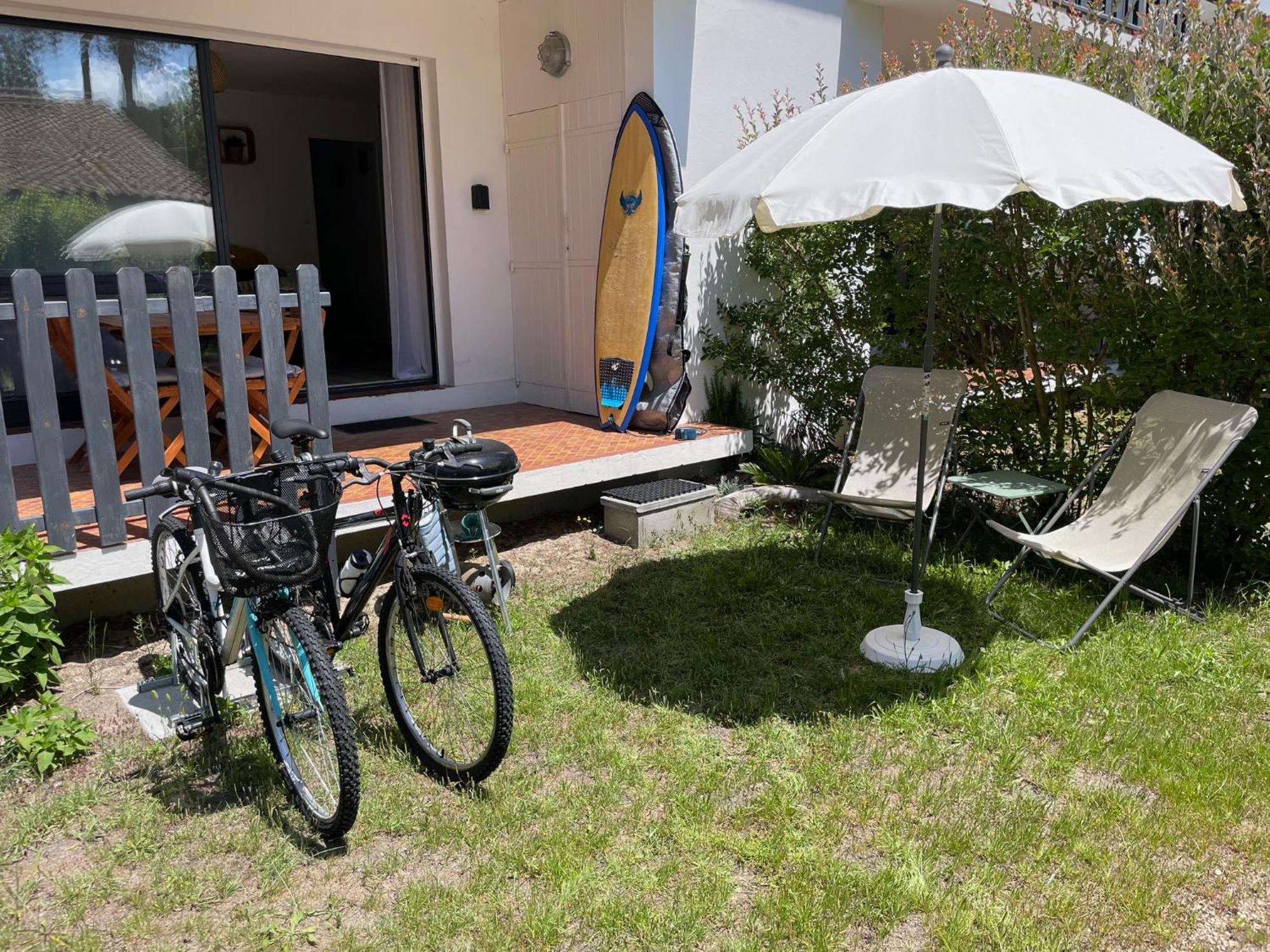 Appartement Avec Chambre, Terrasse Et Jardinet Proche Plage, Foret Pins, Piste Cyclable, Lac 米尼赞海滩 外观 照片