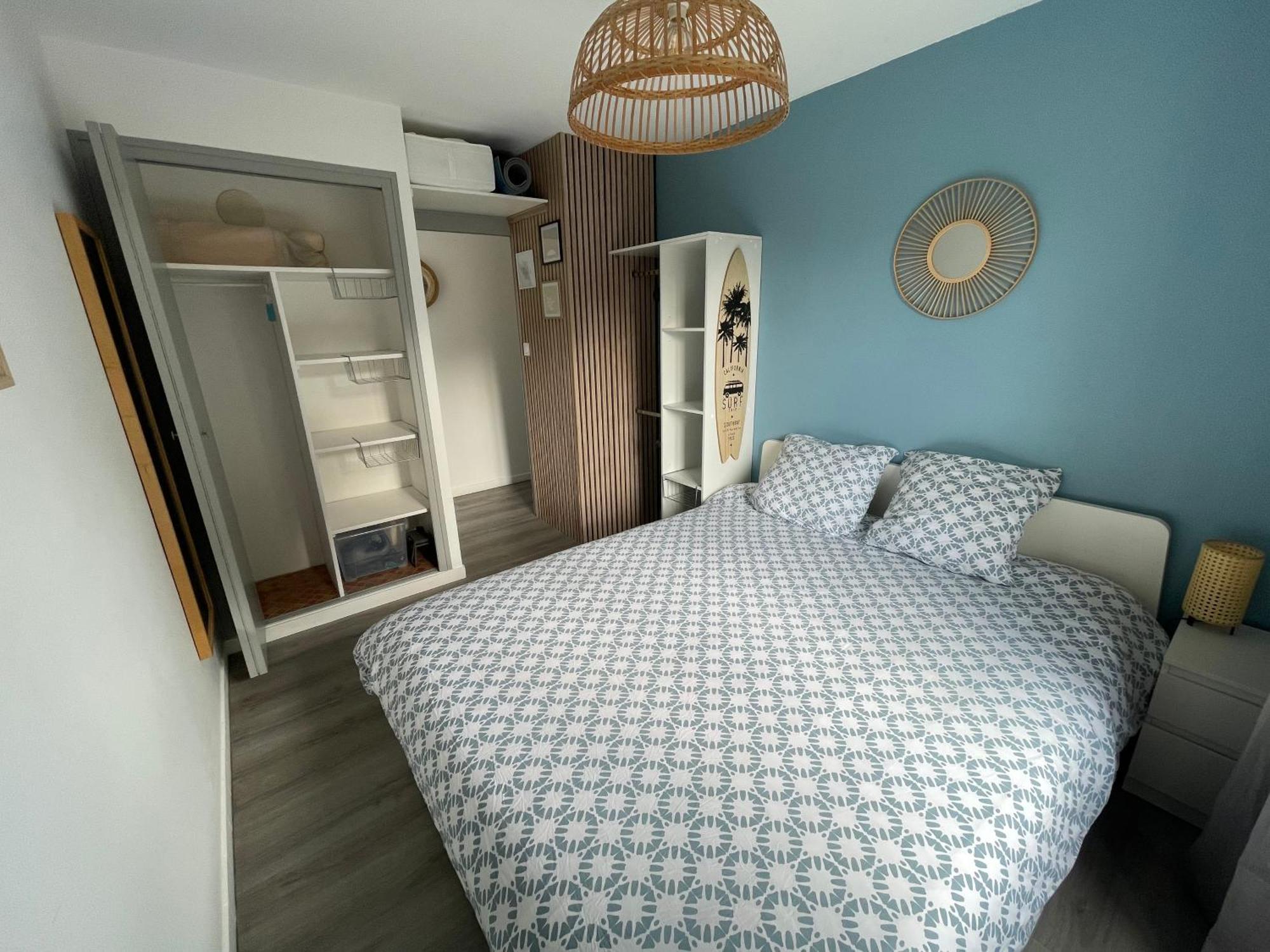 Appartement Avec Chambre, Terrasse Et Jardinet Proche Plage, Foret Pins, Piste Cyclable, Lac 米尼赞海滩 外观 照片
