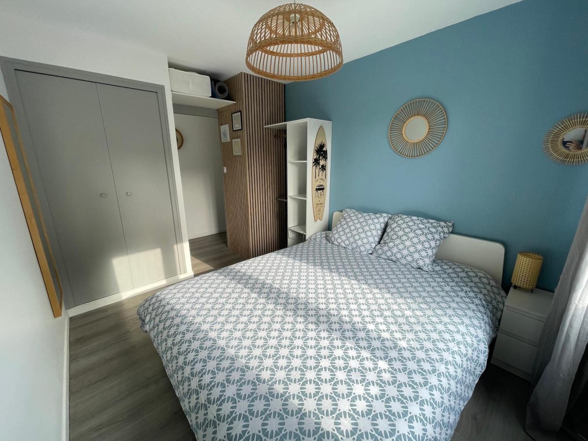 Appartement Avec Chambre, Terrasse Et Jardinet Proche Plage, Foret Pins, Piste Cyclable, Lac 米尼赞海滩 外观 照片